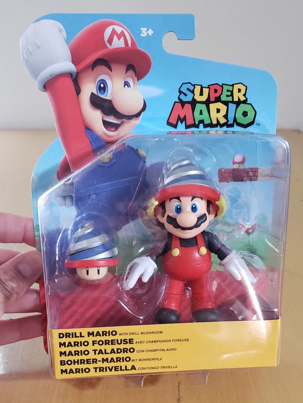 Super Mario Drill Mario With Drill Mushroom